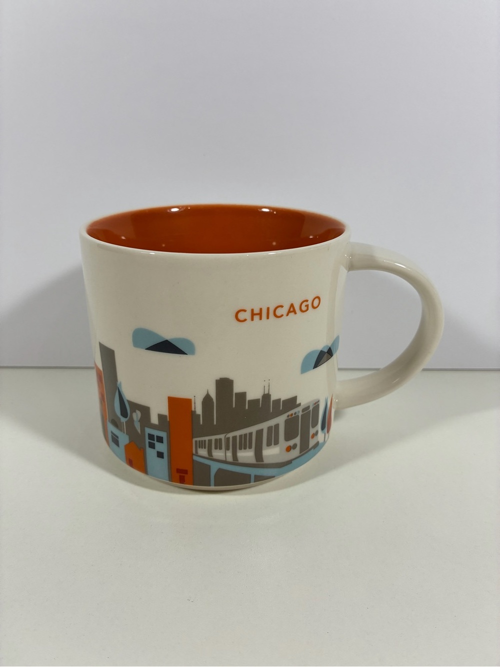 Starbucks Chicago You Are Here Collection 14oz Coffee Tea Mug 2015 NEW Souvenir